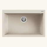Évier granit beige Luisina QUADRILLE 1 bac 790x500
