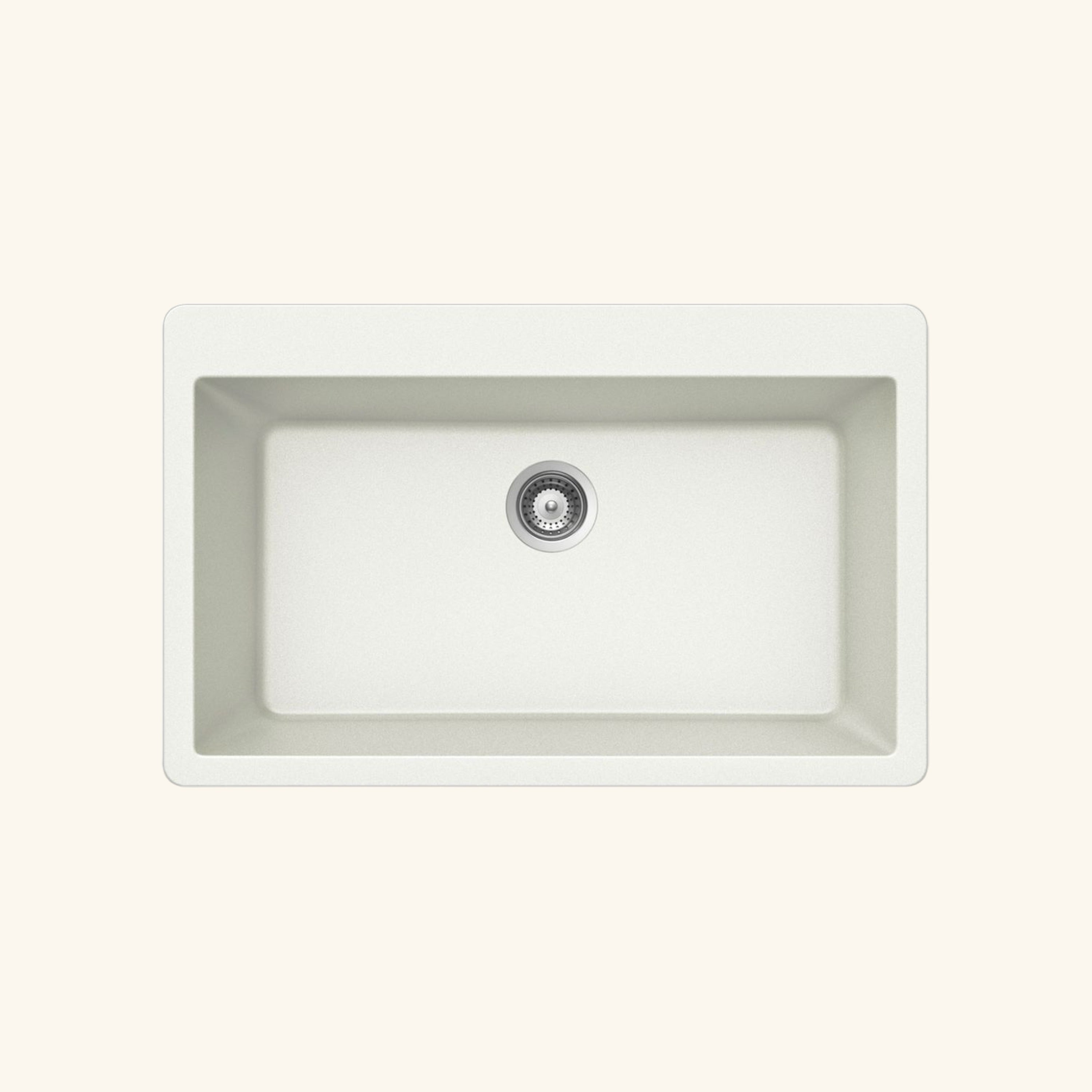 Évier granit blanc Schock ZINA 1 grand bac 838x530 • Cuisissimo