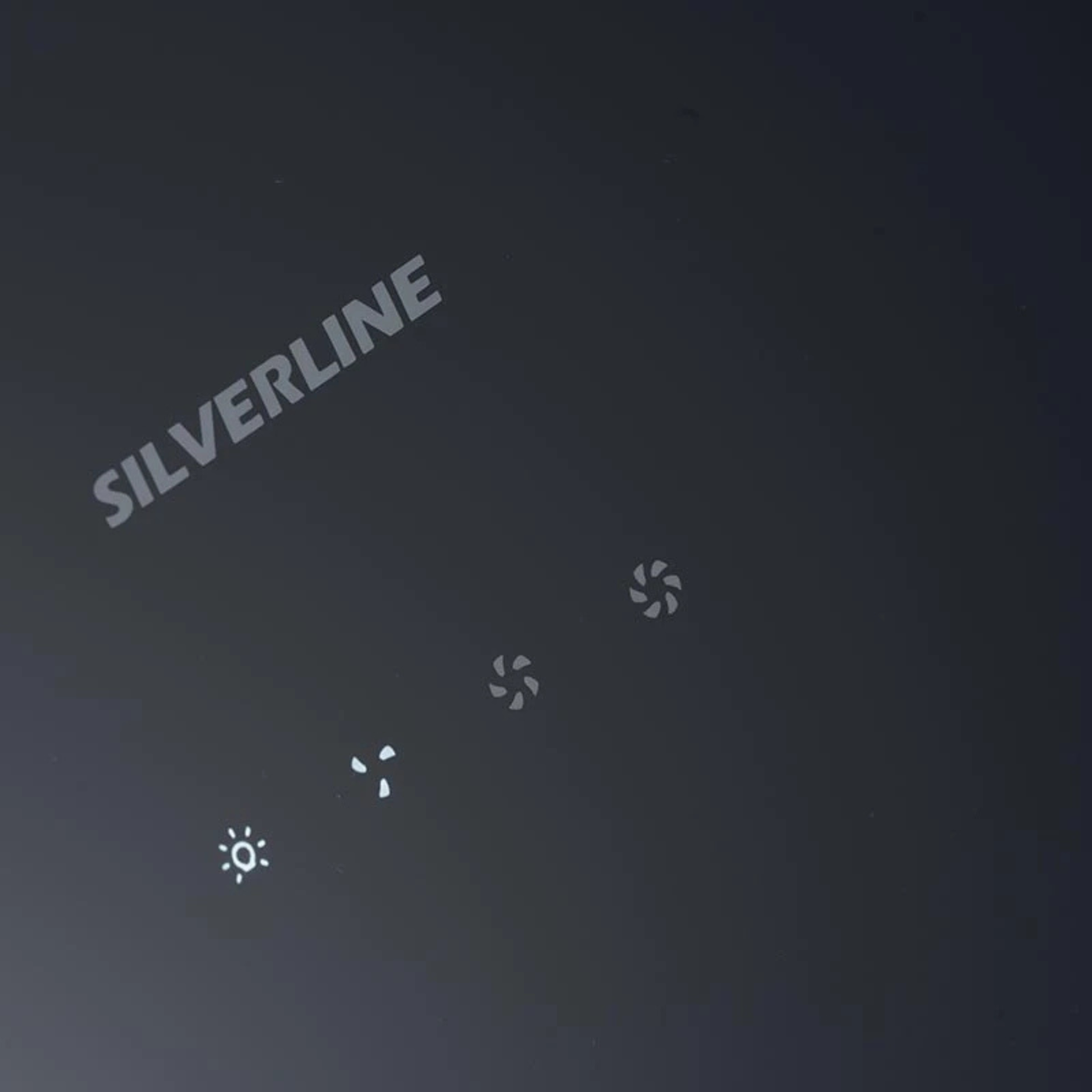 Hotte cuisine verticale Silverline ART verre noir 90 cm