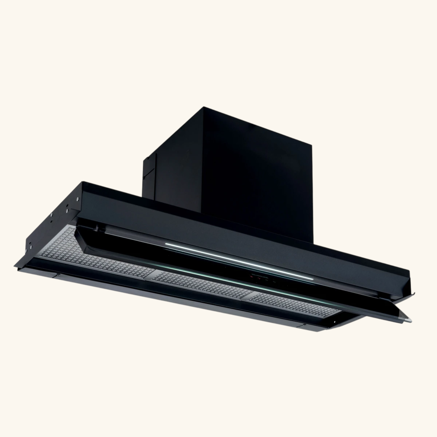 Hotte cuisine Silverline encastrable CELENO noir 90 cm