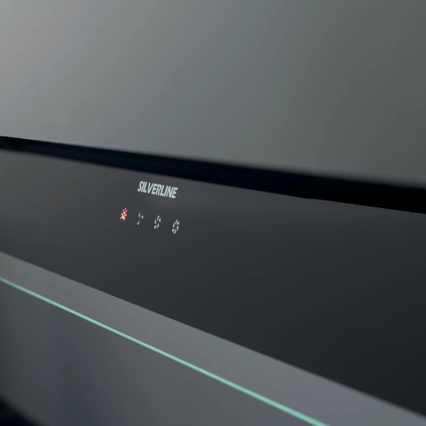 Hotte cuisine Silverline encastrable CELENO noir 90 cm