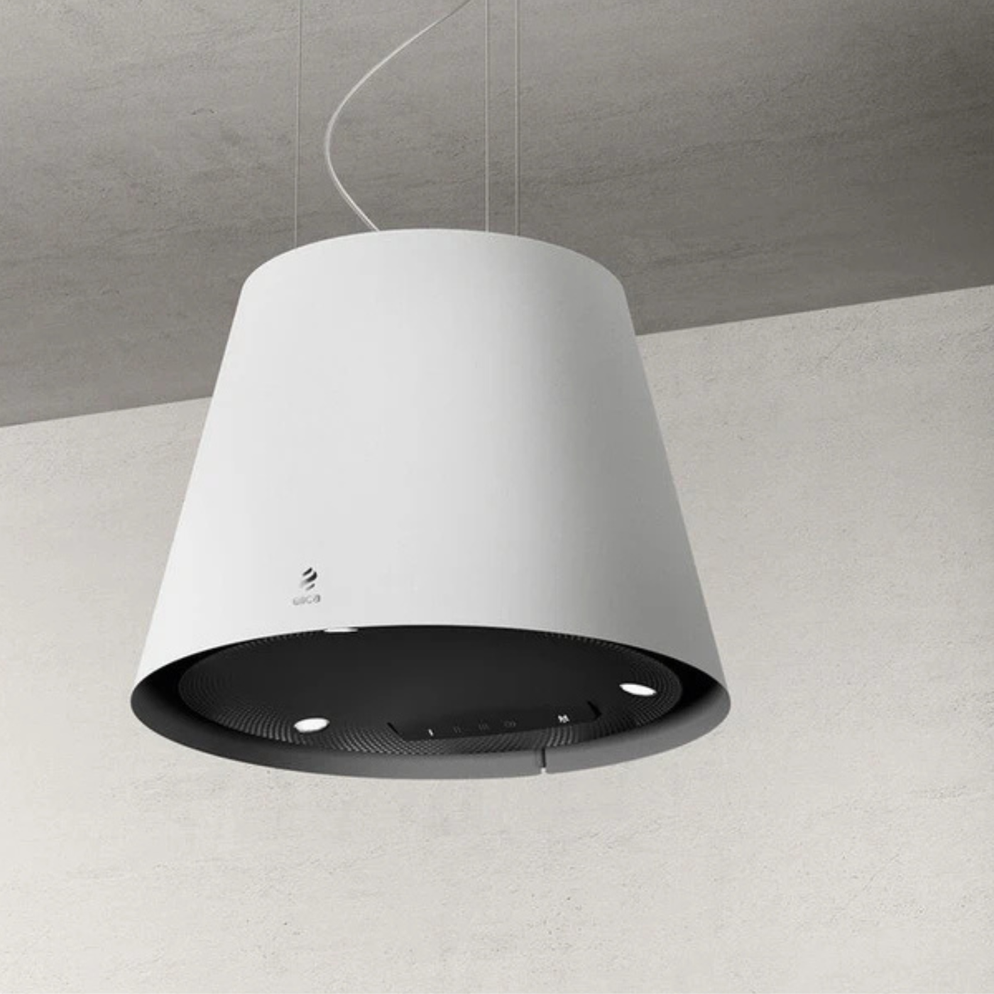 Hotte cuisine Elica suspendue blanc EASY UX 50 cm