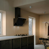 Hotte cuisine murale Silverline FARO noire 90 cm