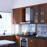 Crédence cuisine fond de hotte verre Premium - Miroir l 90 x H 70 cm