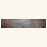 Lot de 2 bandeaux fond de hotte aluminium AYA acier corten - l 100 x H 20 cm