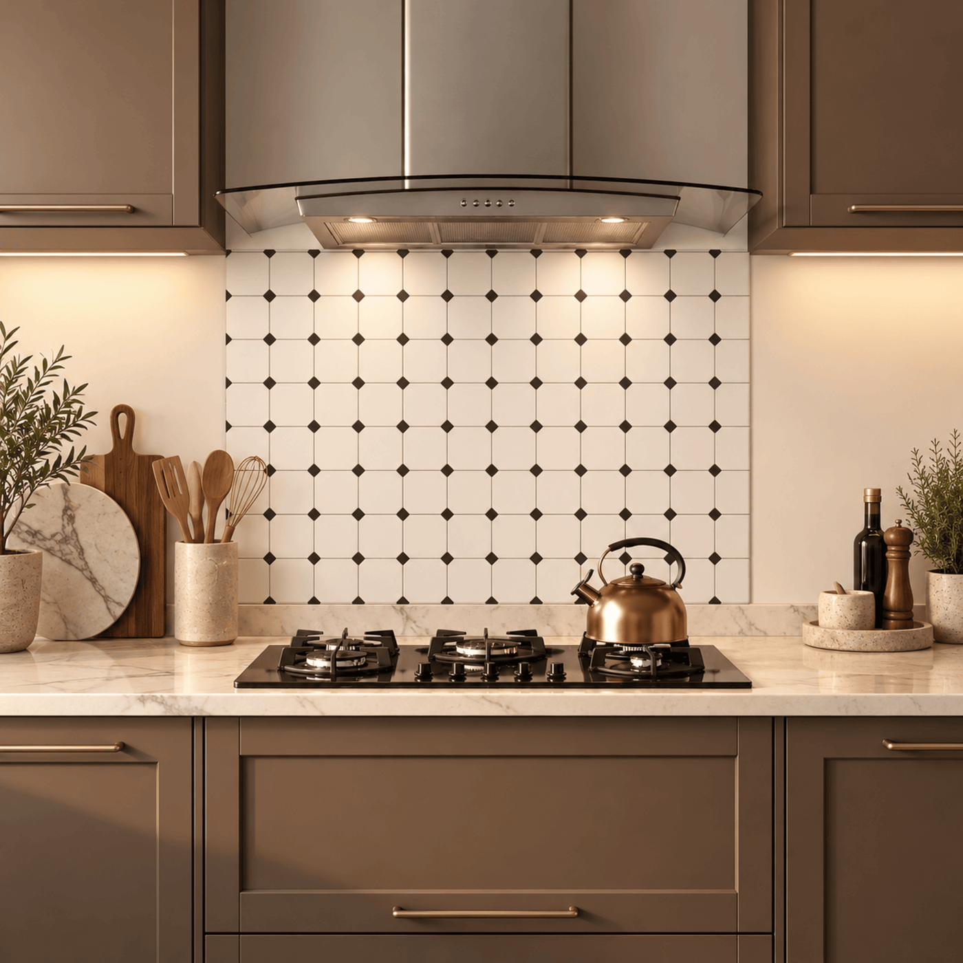 Crédence cuisine fond de hotte aluminium rétro RYM -  l 90 x H 70 cm