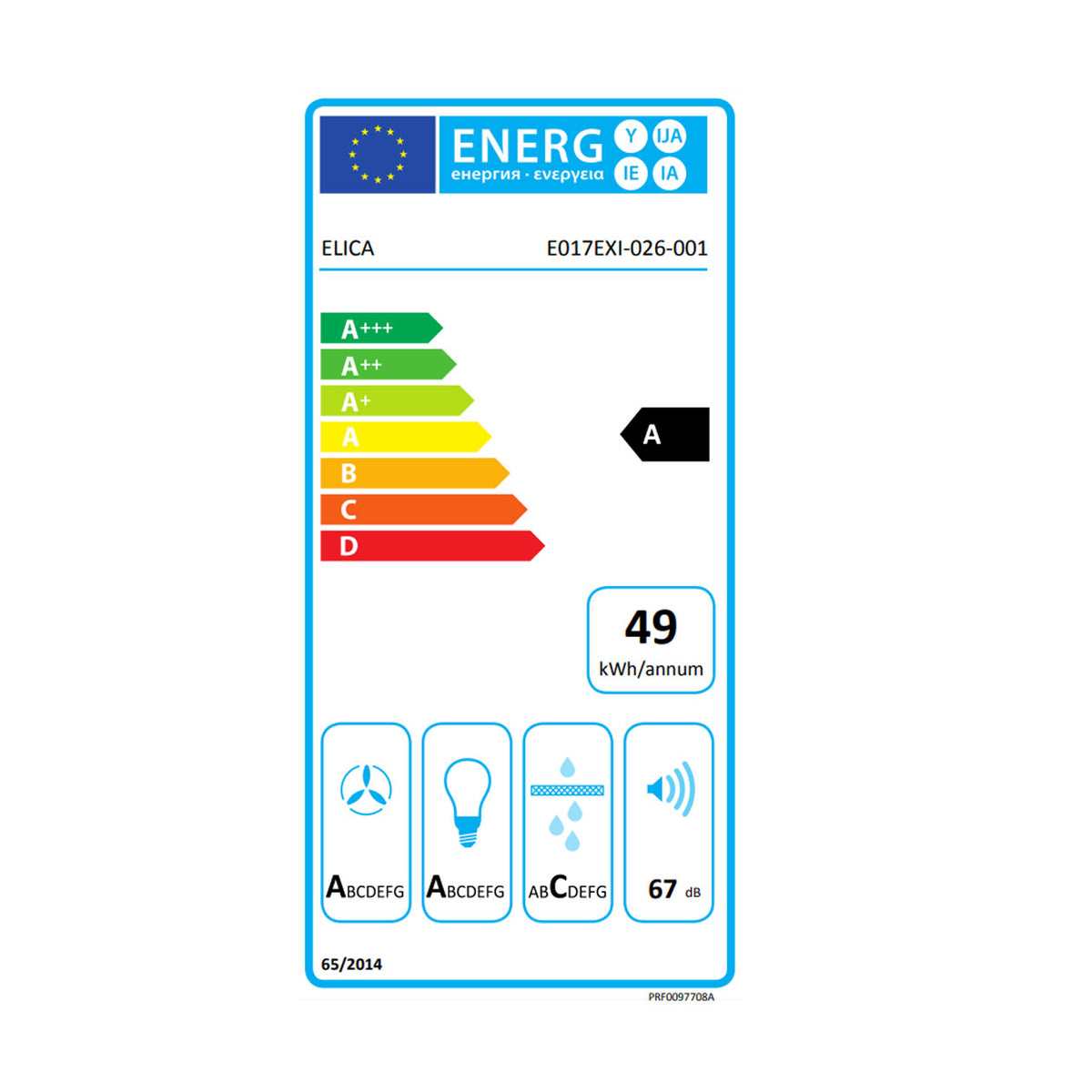 Hotte cuisine Elica encastrable HIDDEN 2.0 verre blanc 90 cm