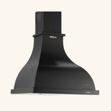 Hotte vintage murale Silverline HORIS noir métallisé 60 cm