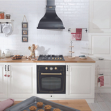 Hotte vintage murale Silverline HORIS noir métallisé 60 cm