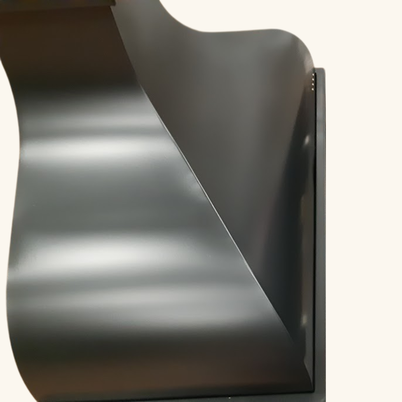 Hotte vintage murale Silverline HORIS noir métallisé 90 cm