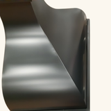 Hotte vintage murale Silverline HORIS noir métallisé 90 cm