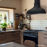 Hotte vintage murale Silverline HORIS noir métallisé 90 cm