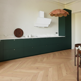 Hotte cuisine verticale Silverline LUKO verre trempé blanc 90 cm