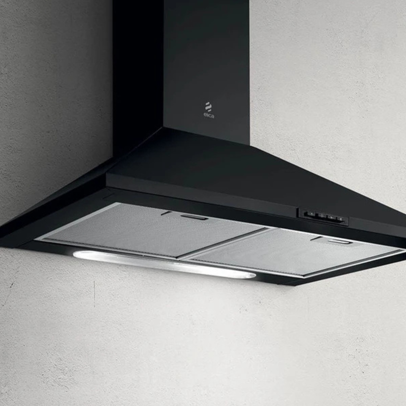 Hotte cuisine Elica murale MISSY noir 60 cm