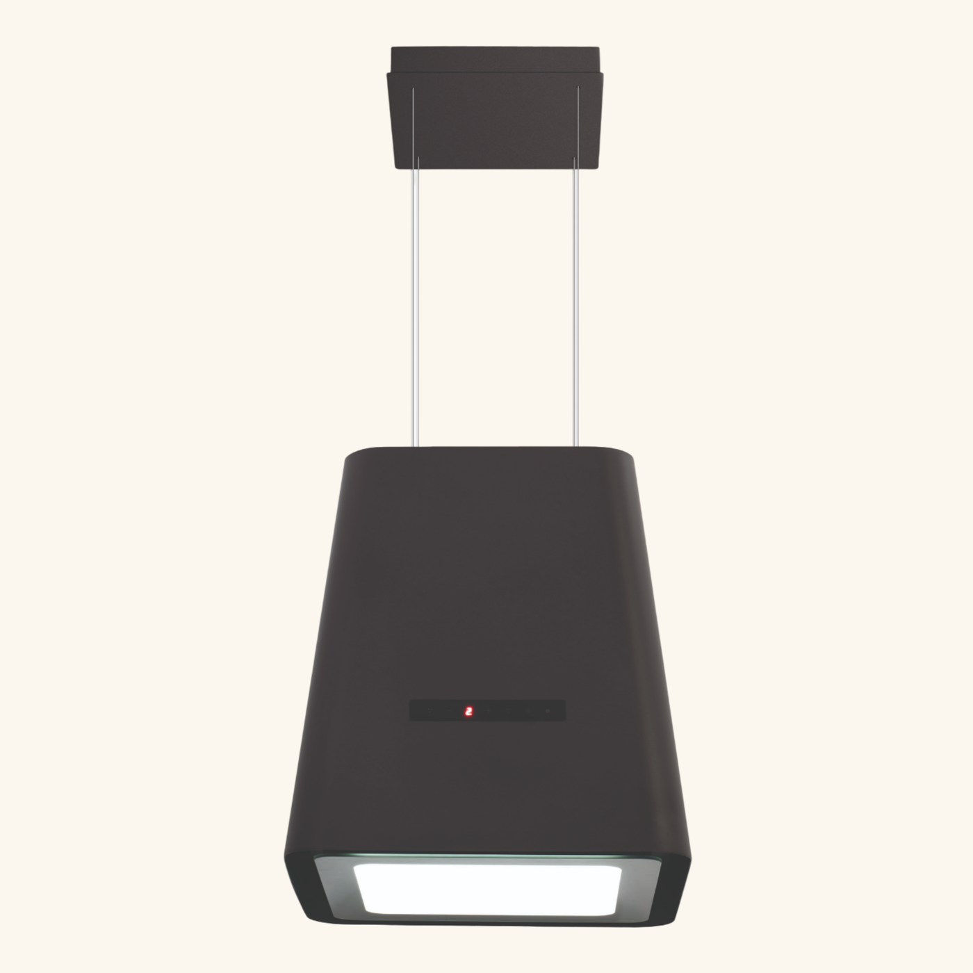 Hotte cuisine Silverline suspendue NEAT noir mat 50 cm