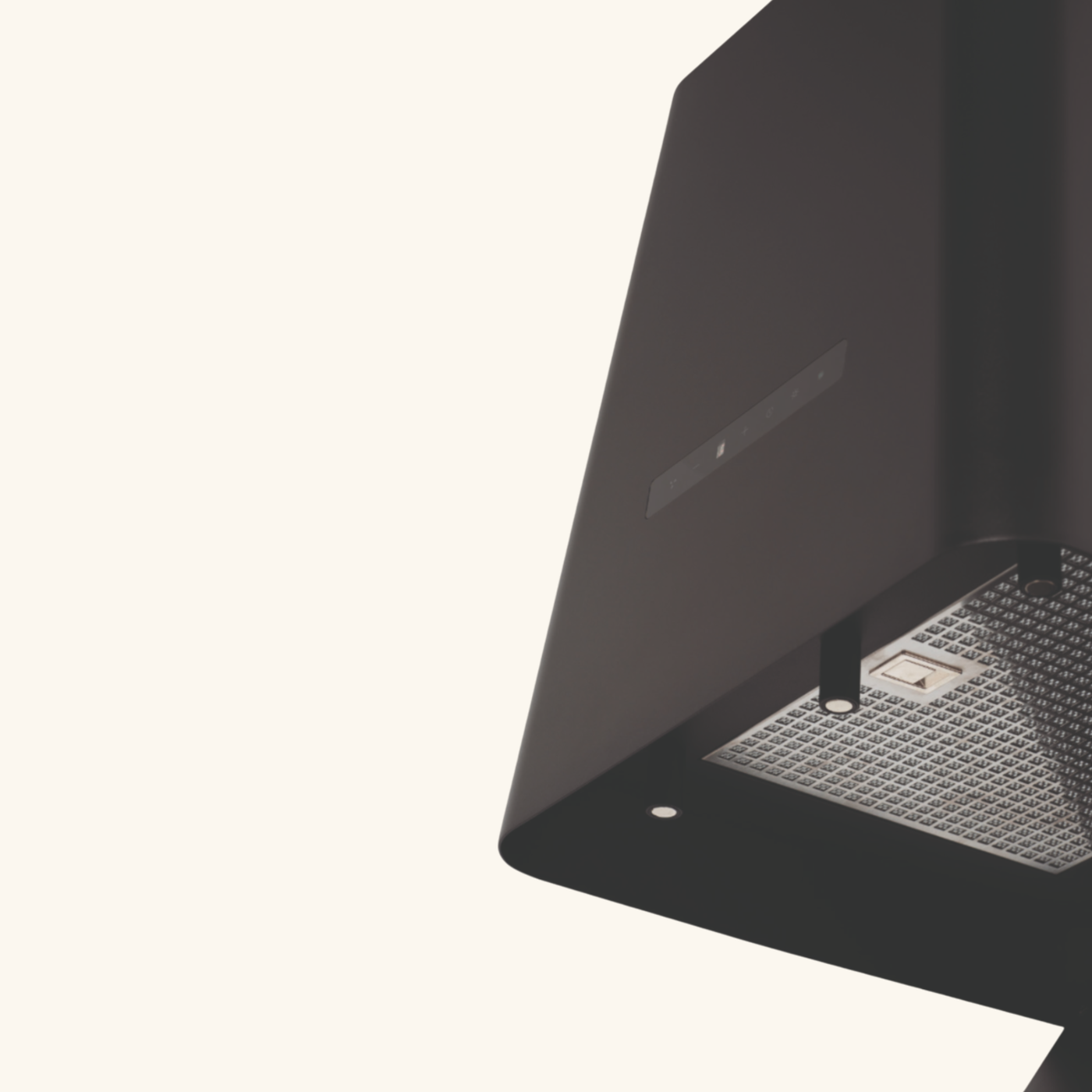 Hotte cuisine Silverline suspendue NEAT noir mat 50 cm