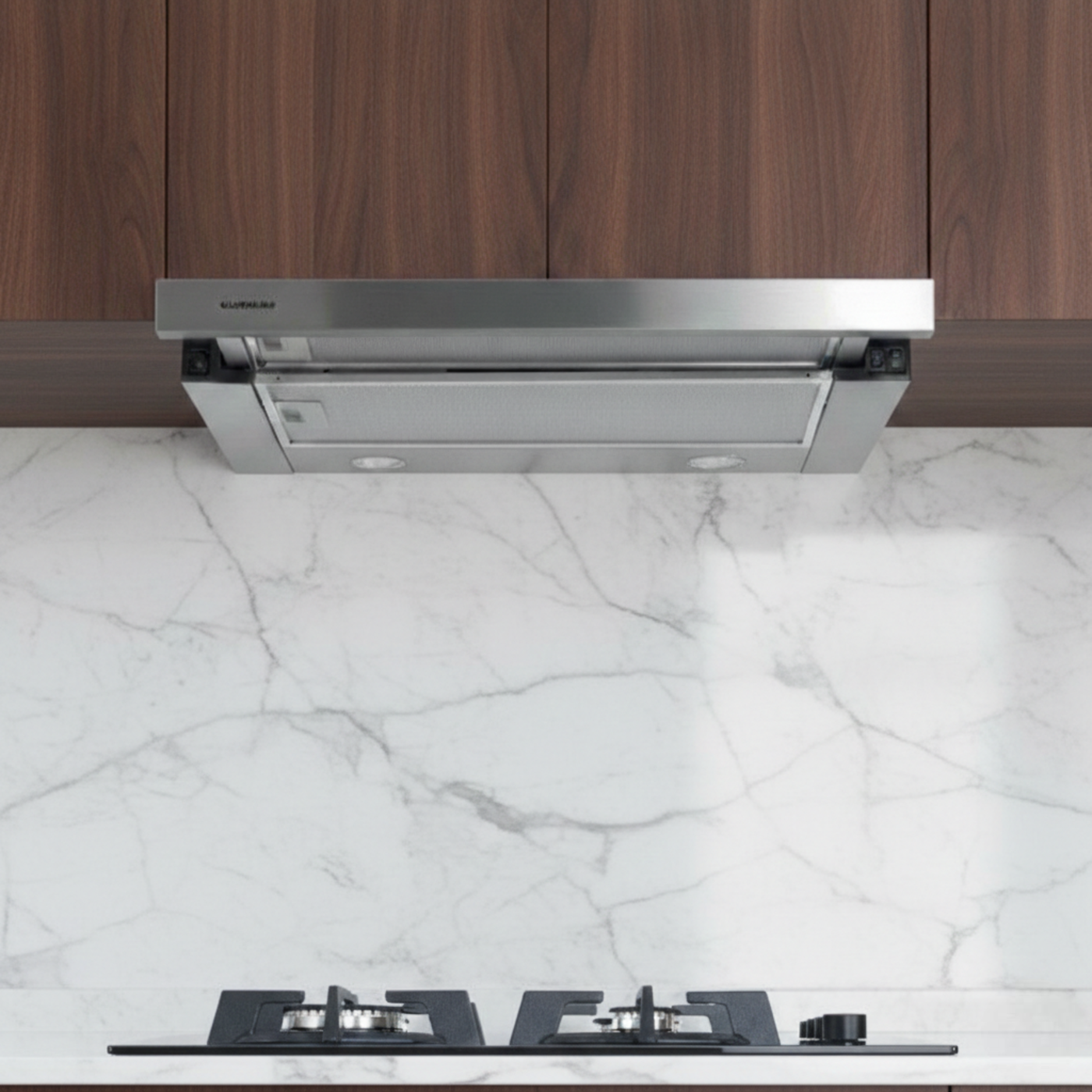 Hotte cuisine Silverline encastrable NUTY inox 60 cm