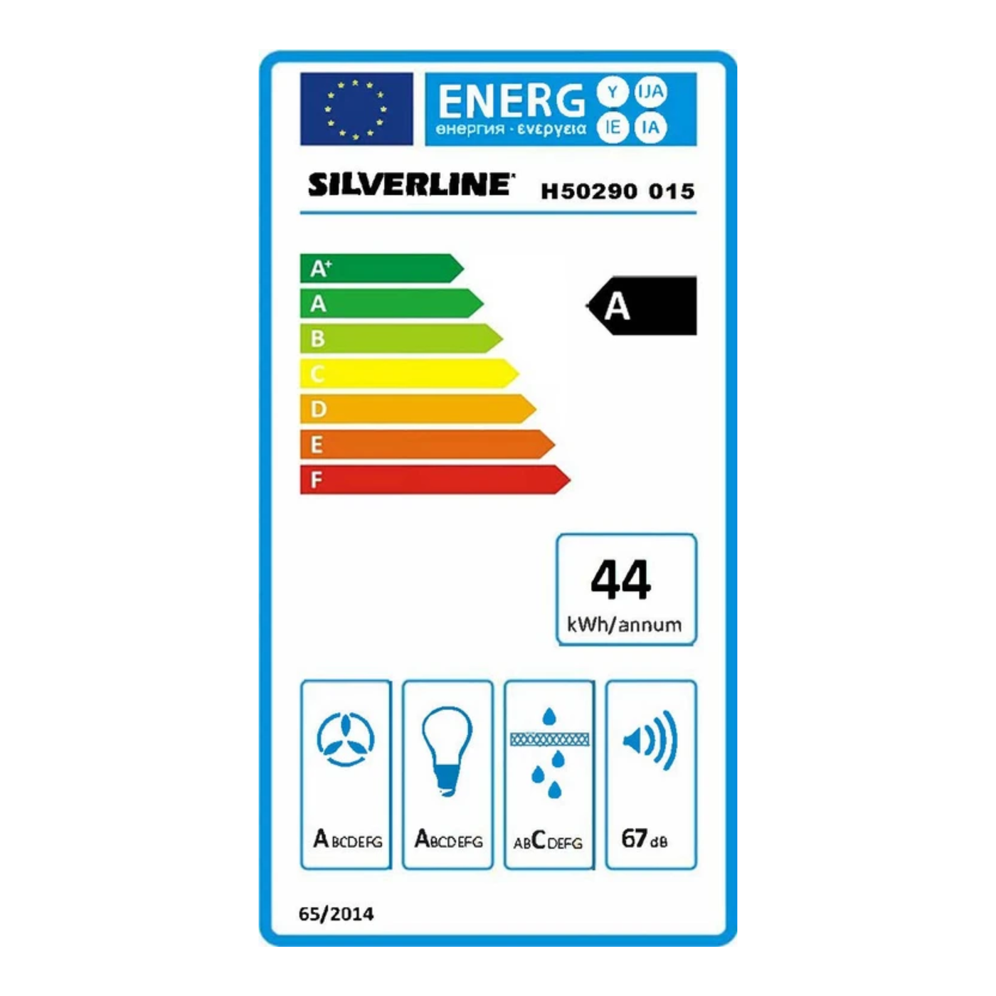 Hotte cuisine encastrable Silverline OUREA inox 90 cm