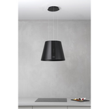 Hotte cuisine en îlot Silverline PURE PLUS noir mat 50 cm