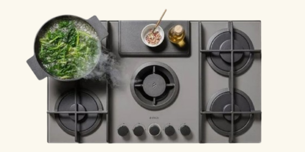 Plaque Cuisson Gaz Avec Hotte Intégrée