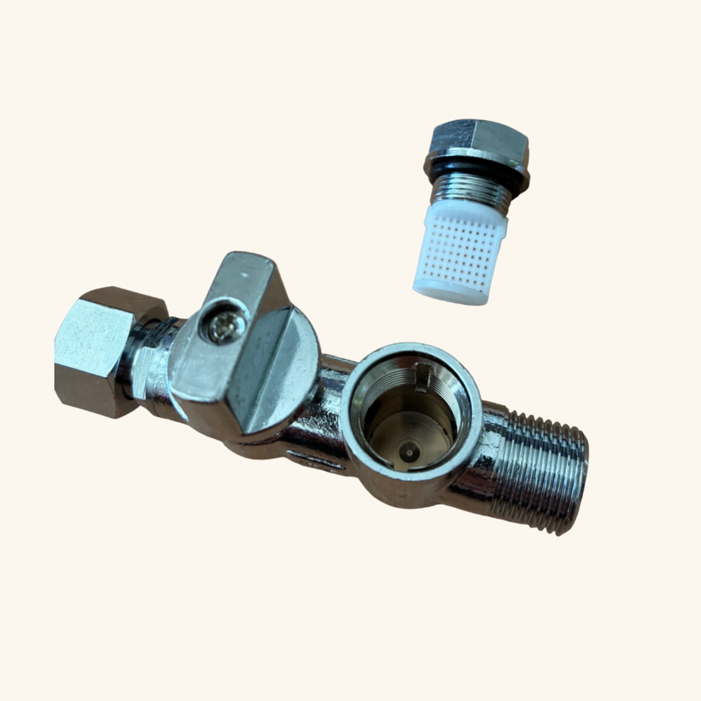 Robinets d'arrêt - Set de 2 robinets d'arrêt avec filtre