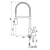 Robinet douchette Luisina chromé CRBMD009