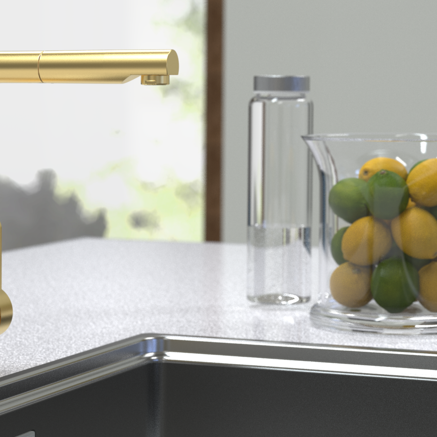 Robinet Douchette Schütte LONDON doré mat