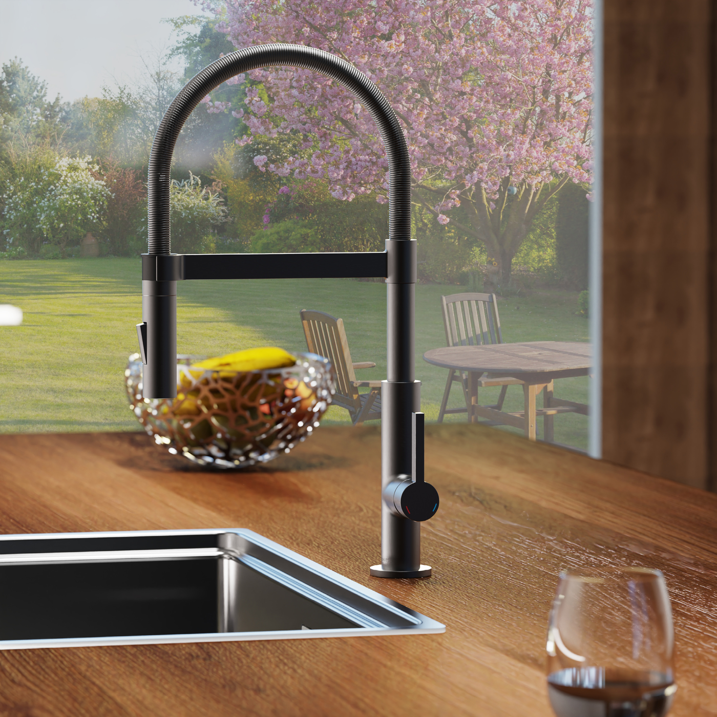 Robinet Douchette Schütte MIAMI gris graphite mat