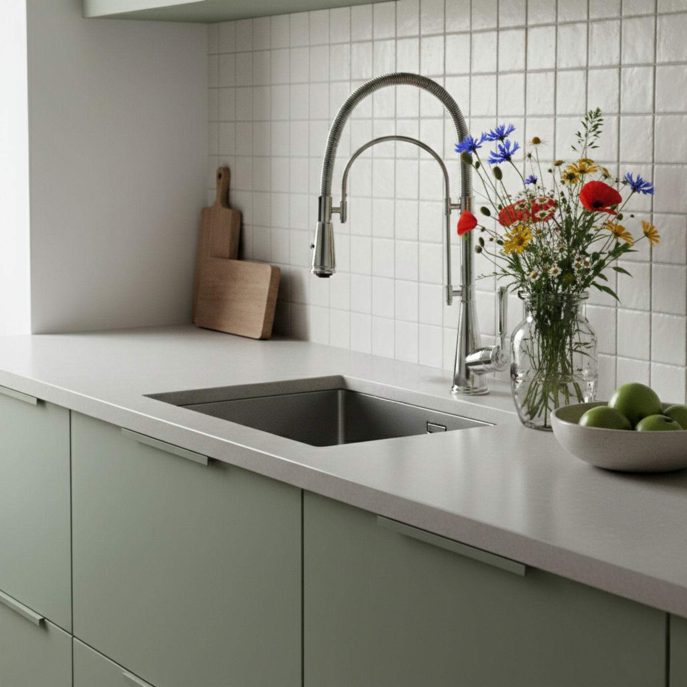 Robinet douchette vintage chromé Chambord MALO