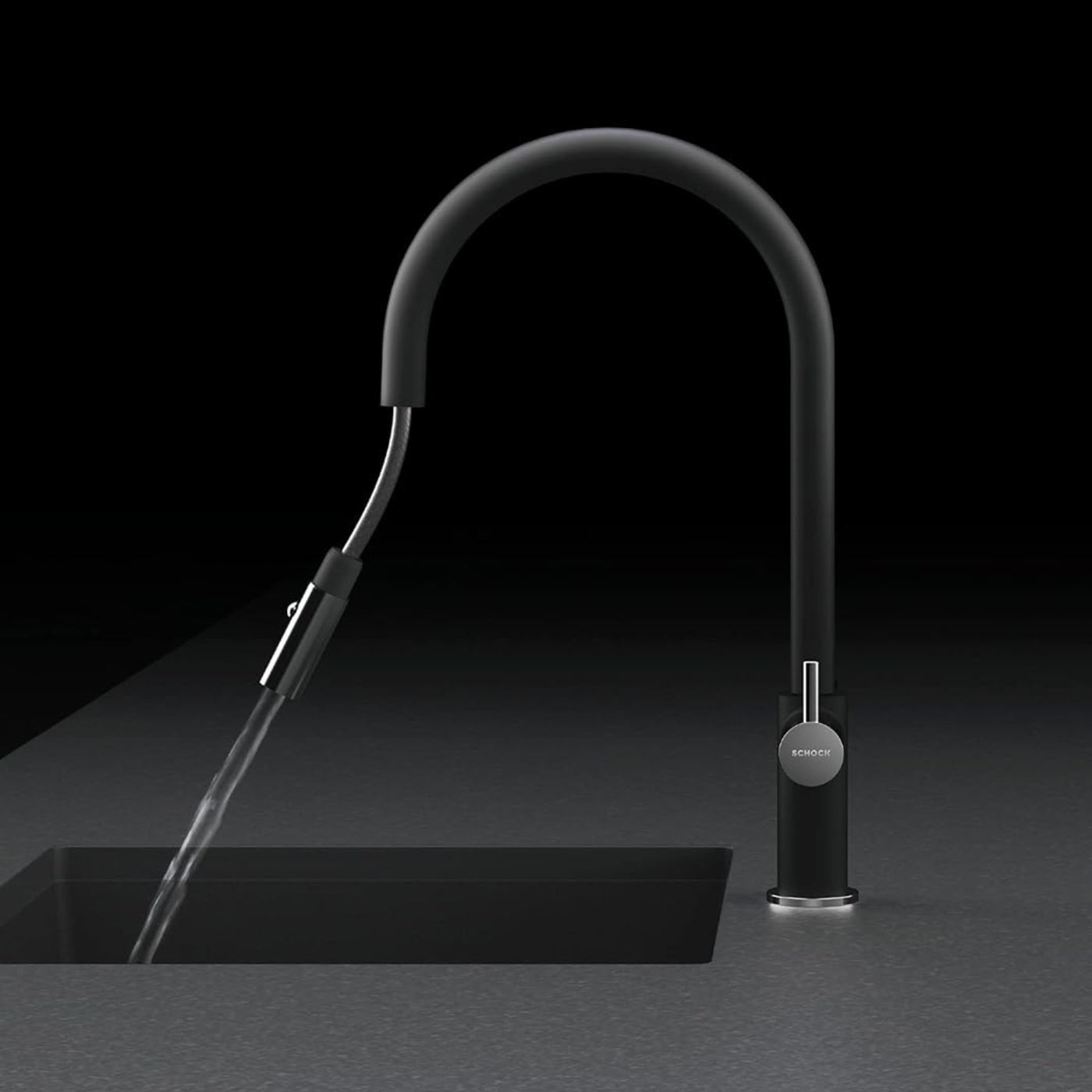 Robinet Douchette Schock HEKATE blanc