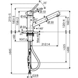 Robinet Douchette Luisina inox massif CRBMD279