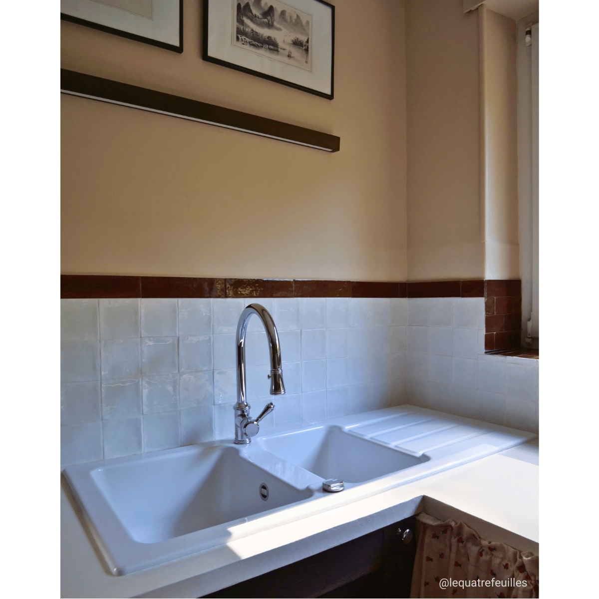 Robinet douchette vintage chromé Chambord OSCAR