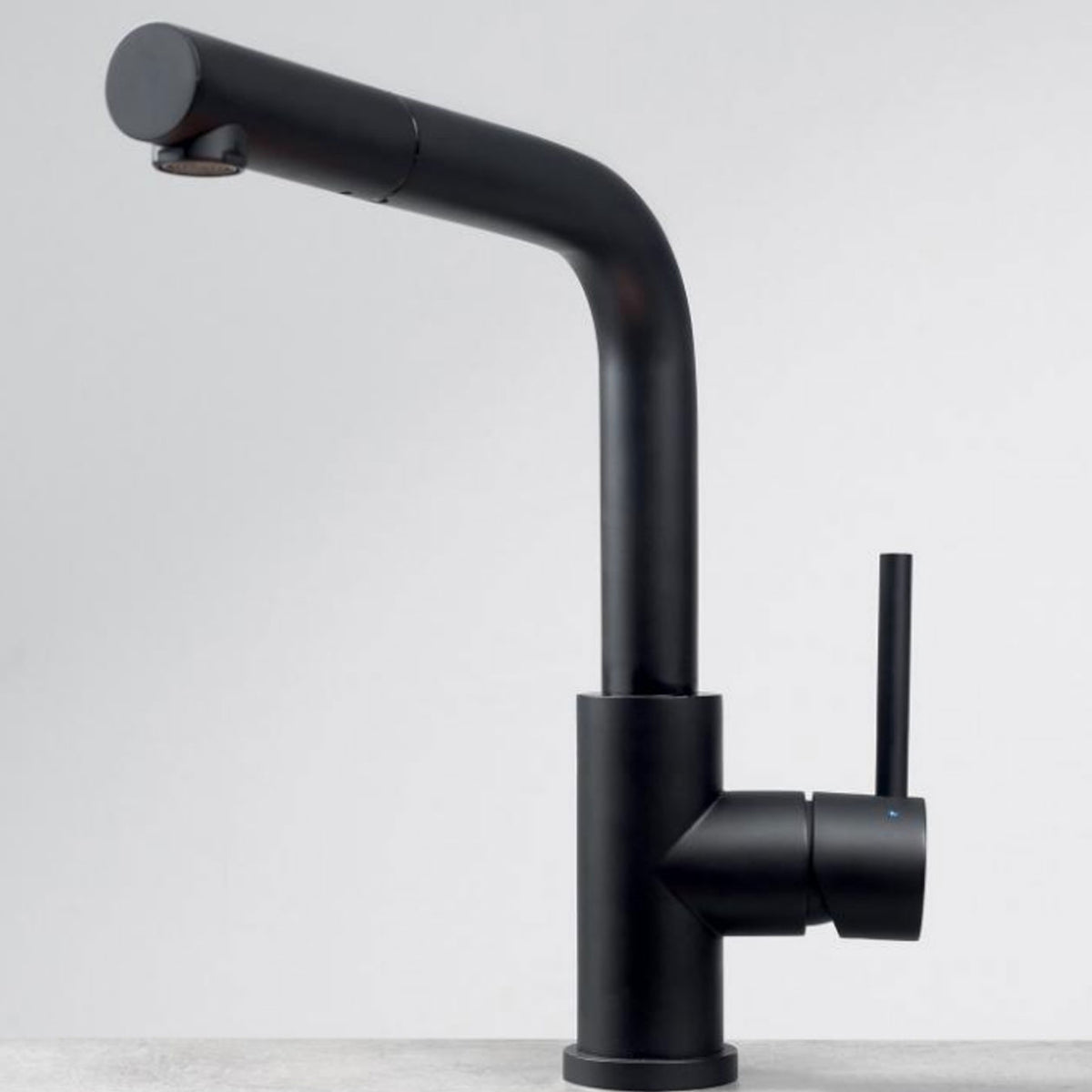 Robinet Douchette Luisina inox massif PVD noir LENA