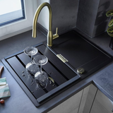 Robinet Douchette Schock KAVUS inox PVD doré