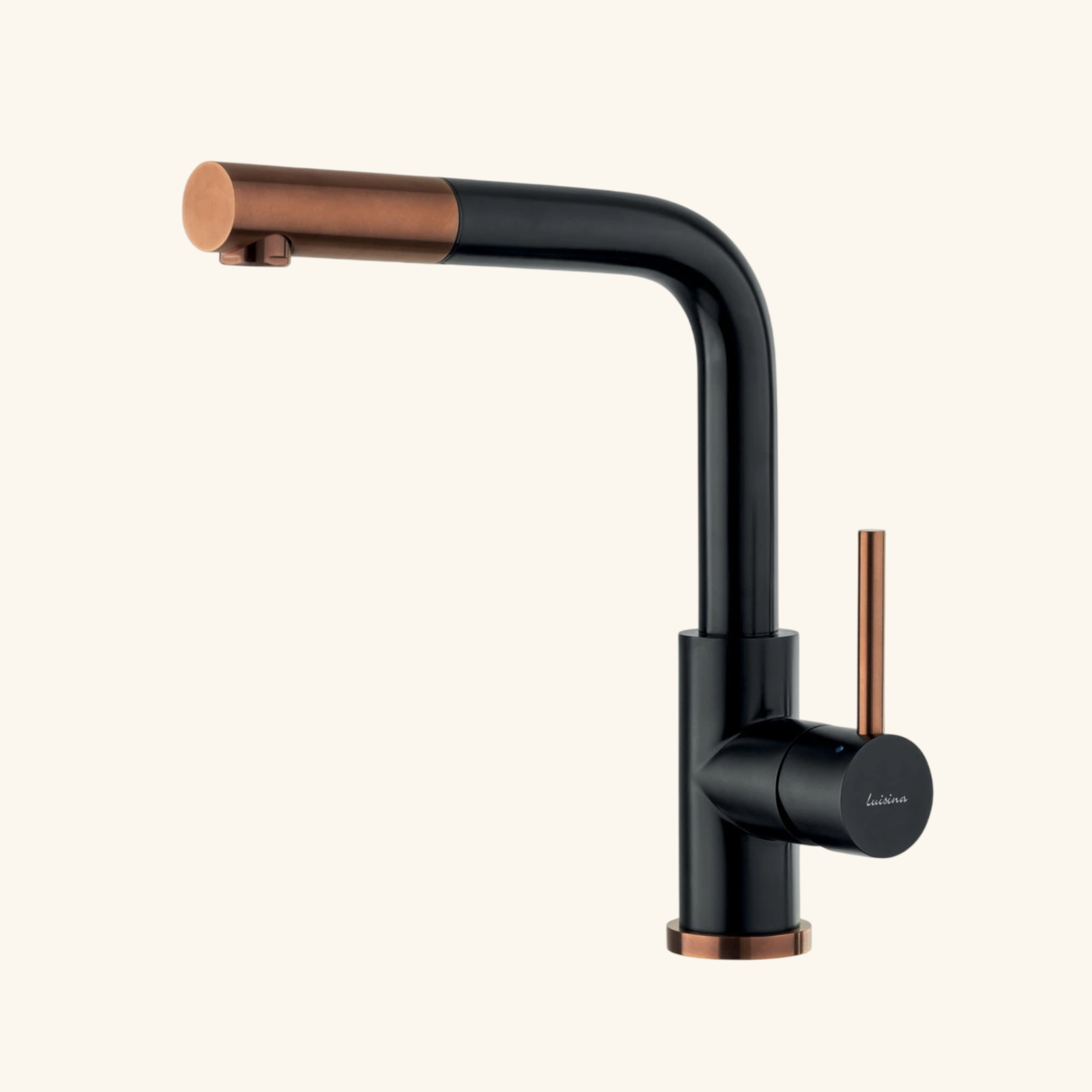 Robinet Douchette Luisina noir et cuivre LENA