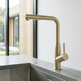 Robinet douchette Luisina inox PVD doré or clair ARCHIE