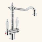 Robinet mélangeur vintage chromé AUGUSTIN