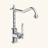 Robinet cuisine vintage chromé Schütte OLD STYLE