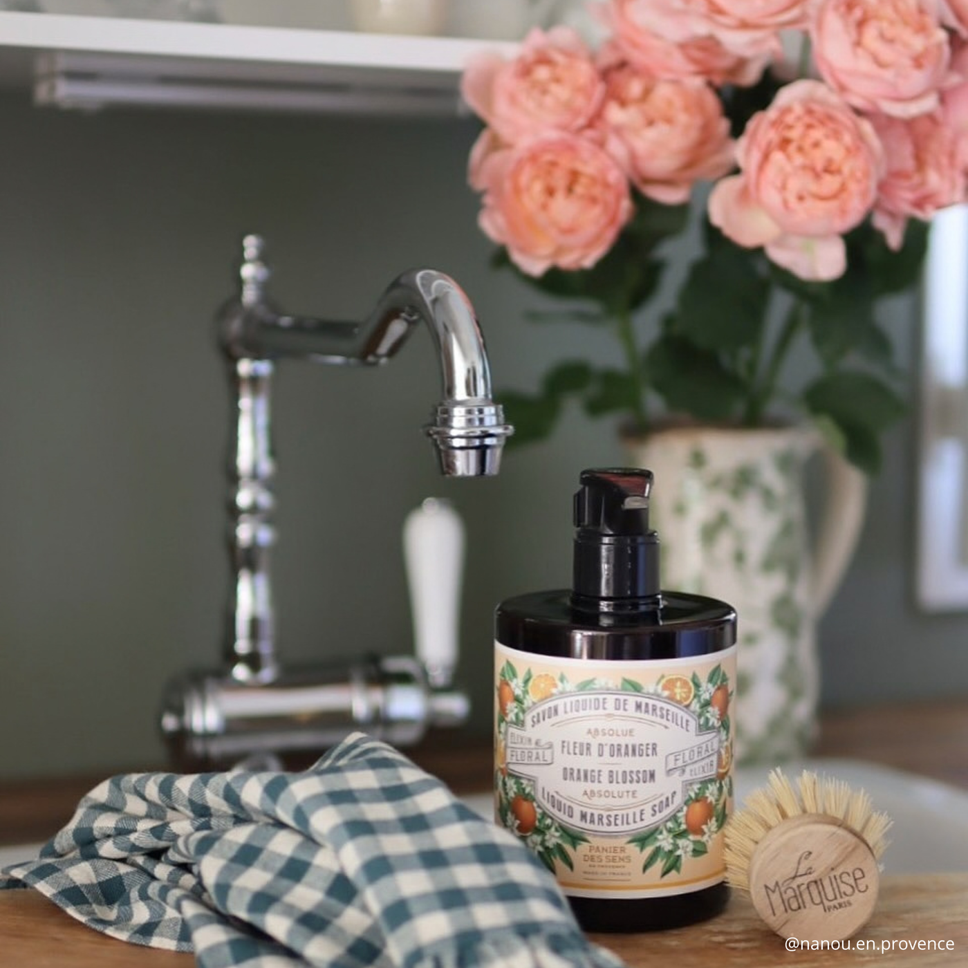 Robinet cuisine vintage chromé MARIUS