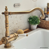 Robinet vintage vieux bronze MARIUS