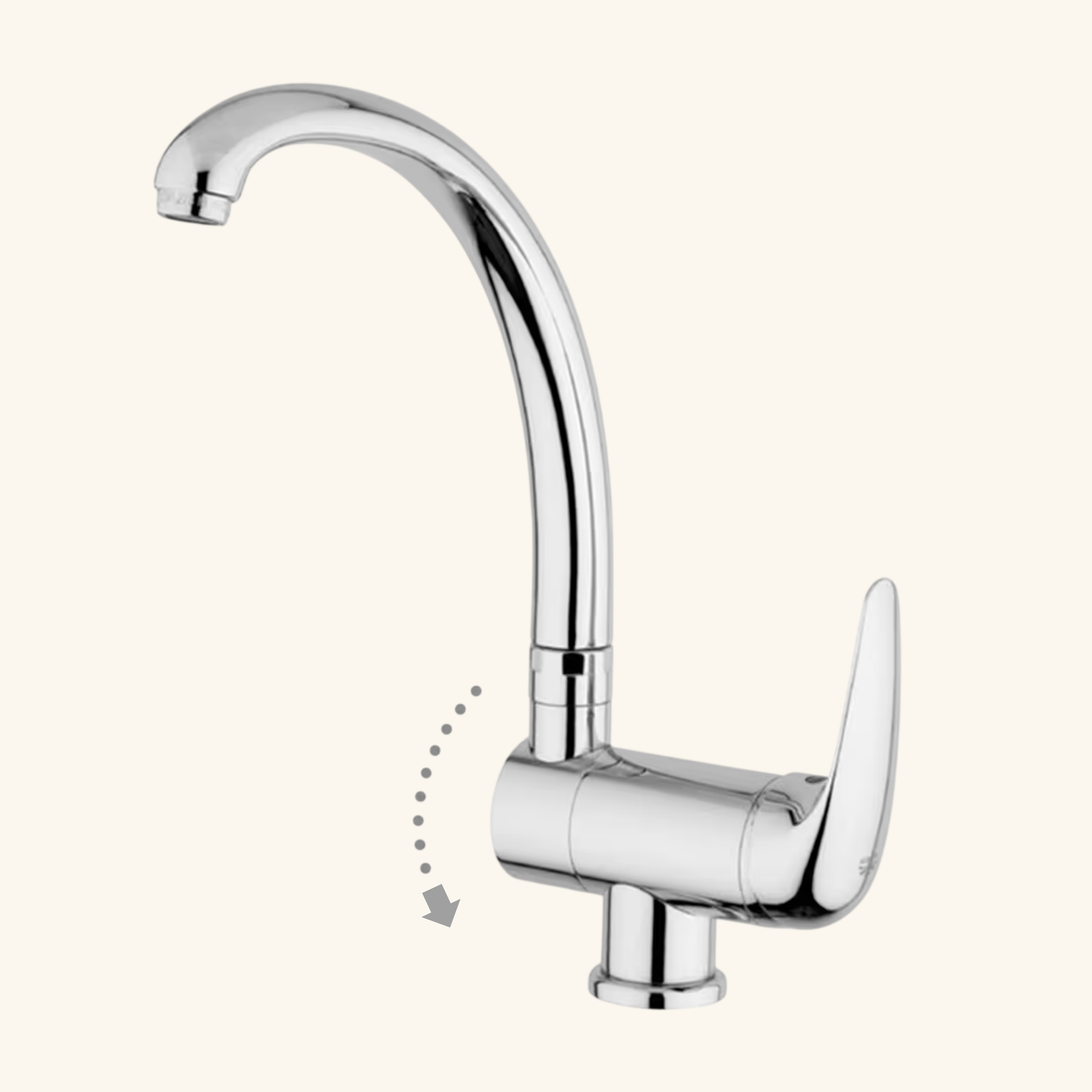 Robinet rabattable chromé Paffoni JULES