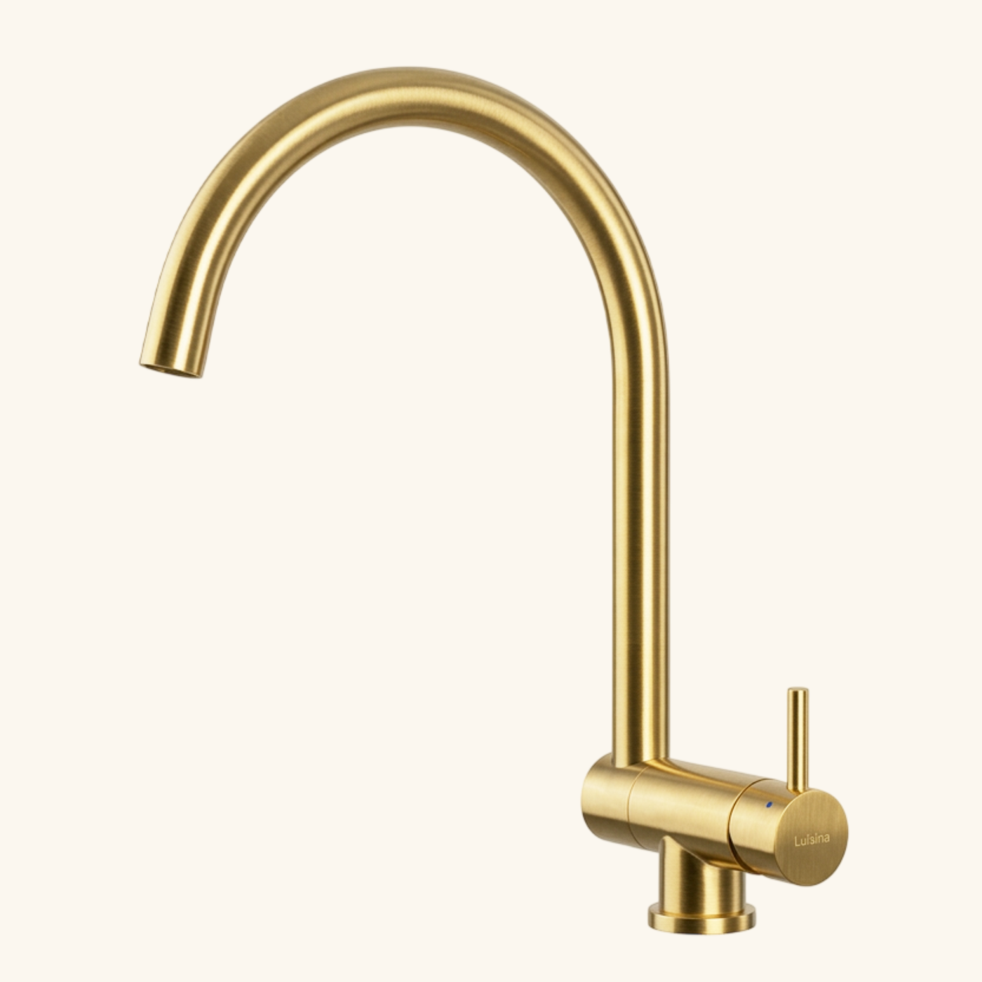 Robinet rabattable Luisina inox PVD doré ACHILLE