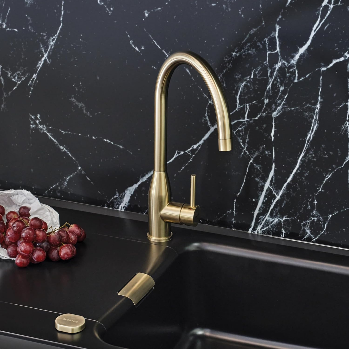 Robinet Schock KAVUS inox doré