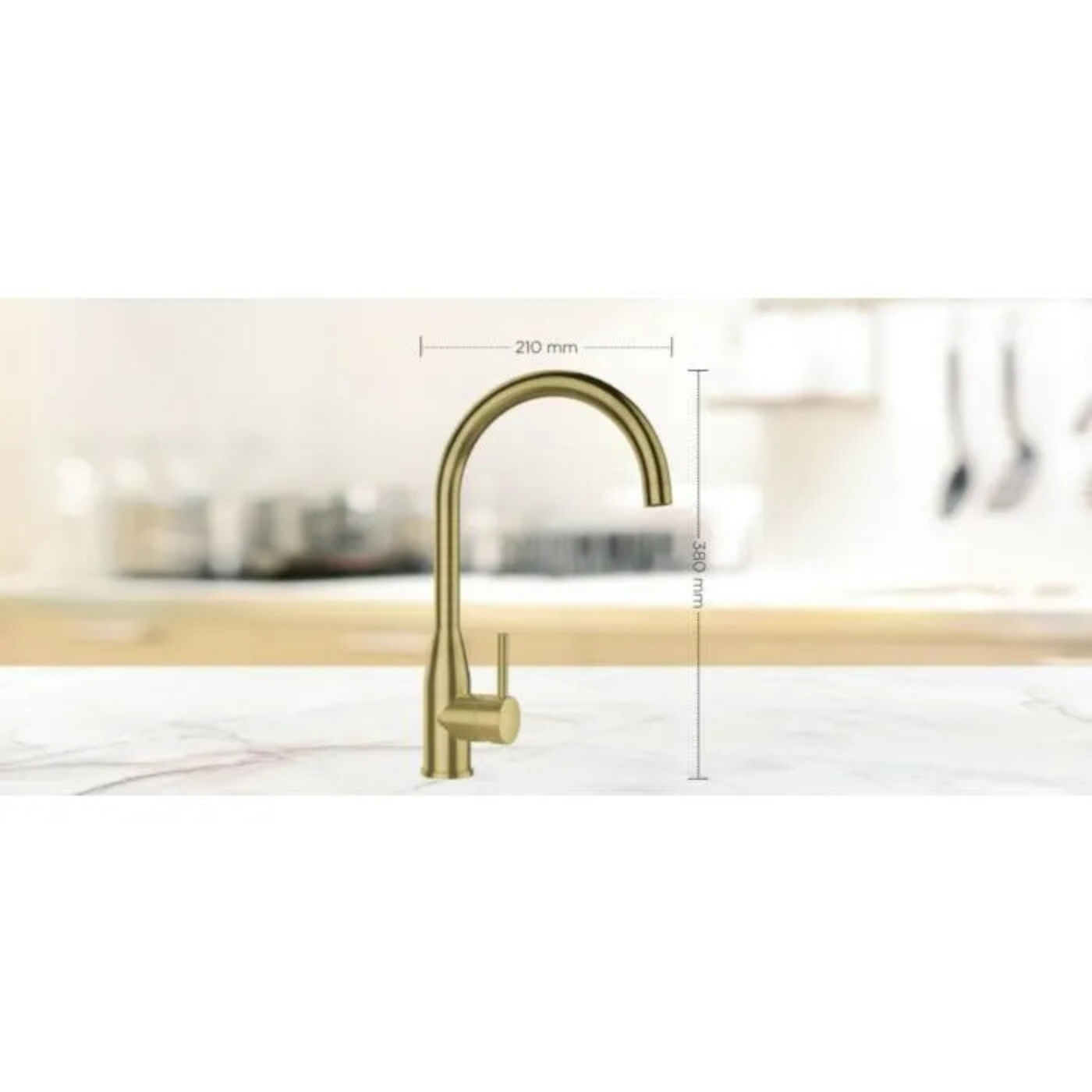 Robinet Schock KAVUS inox doré