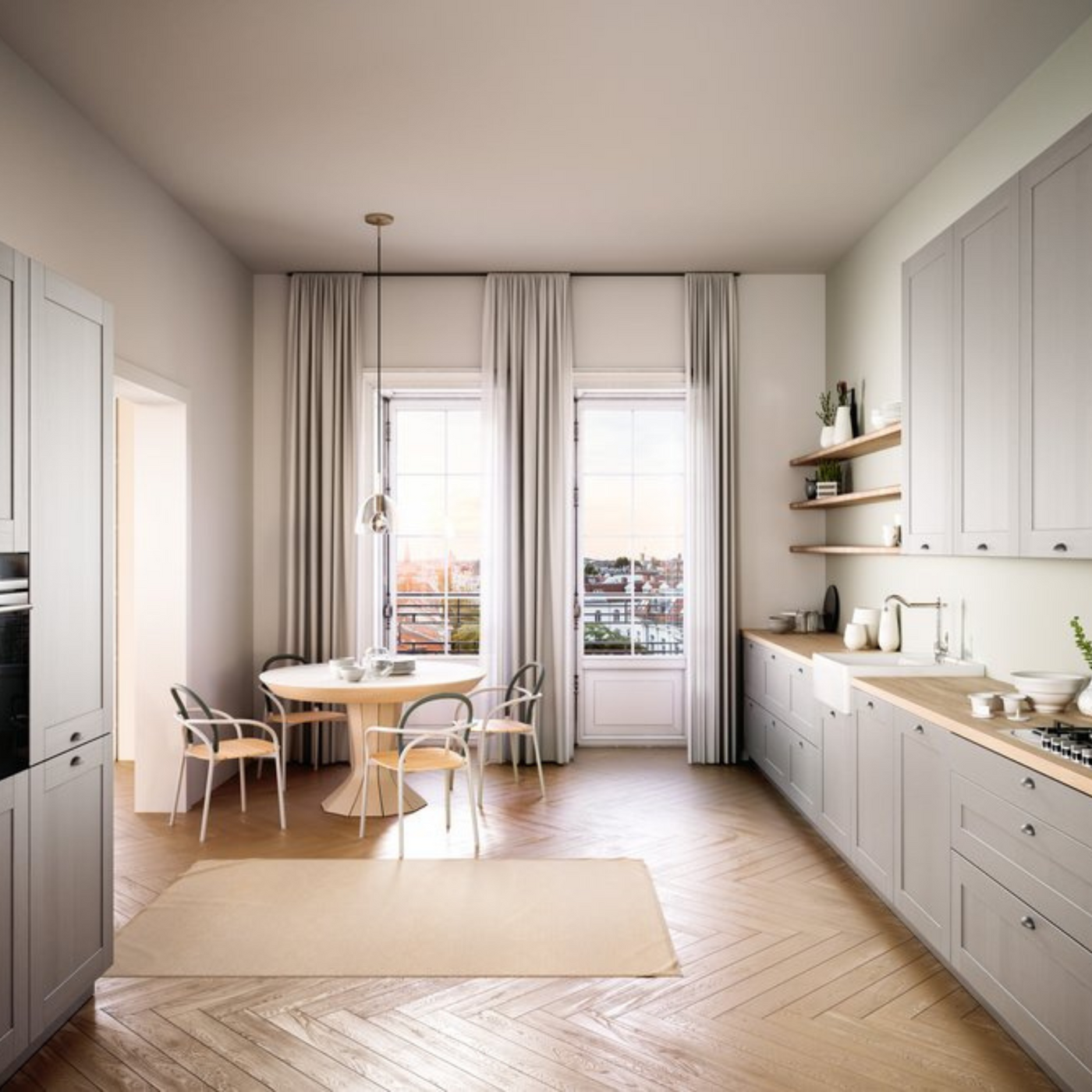 Robinet rétro Villeroy & Boch AVIA 2.0 inox brossé