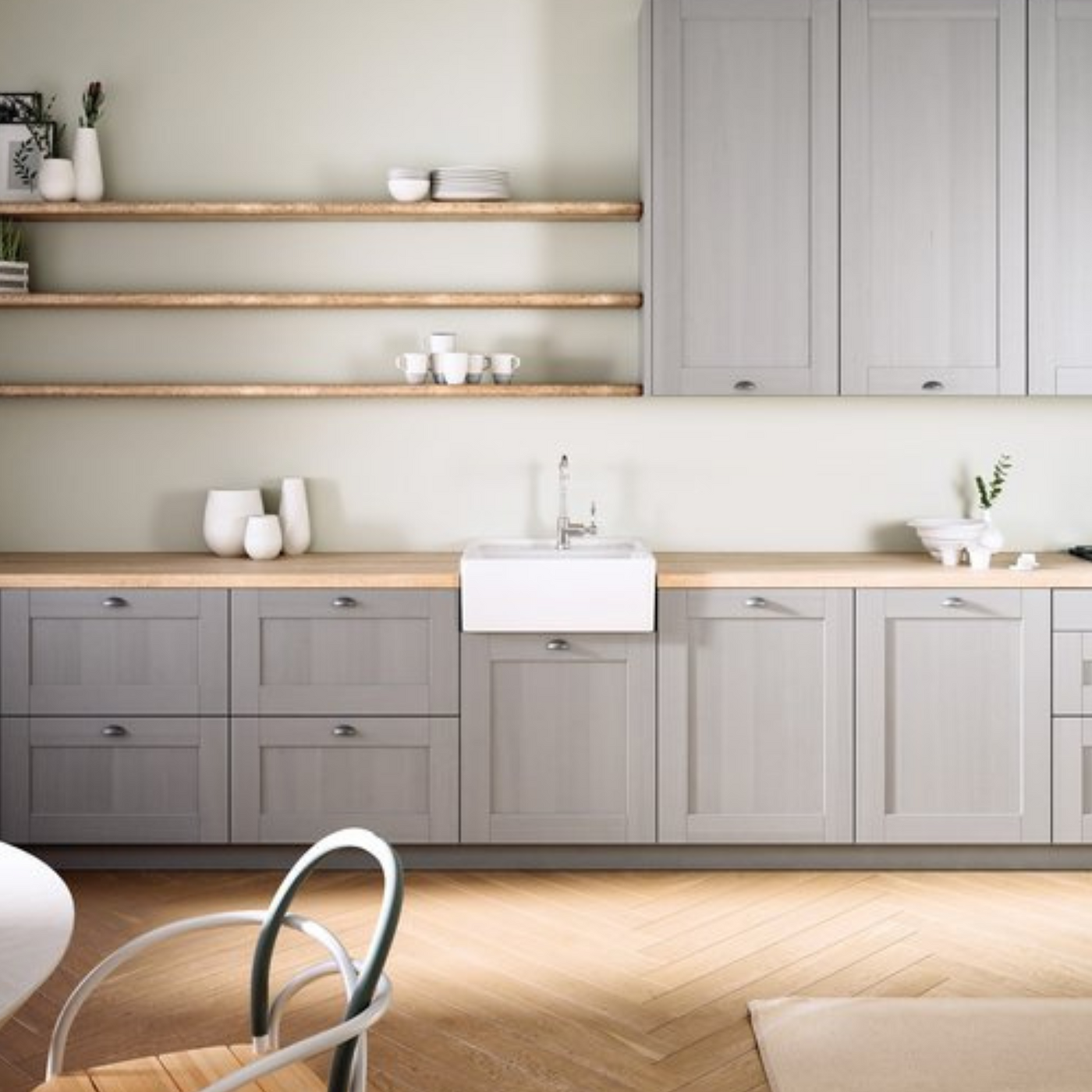 Robinet rétro Villeroy & Boch AVIA 2.0 inox brossé