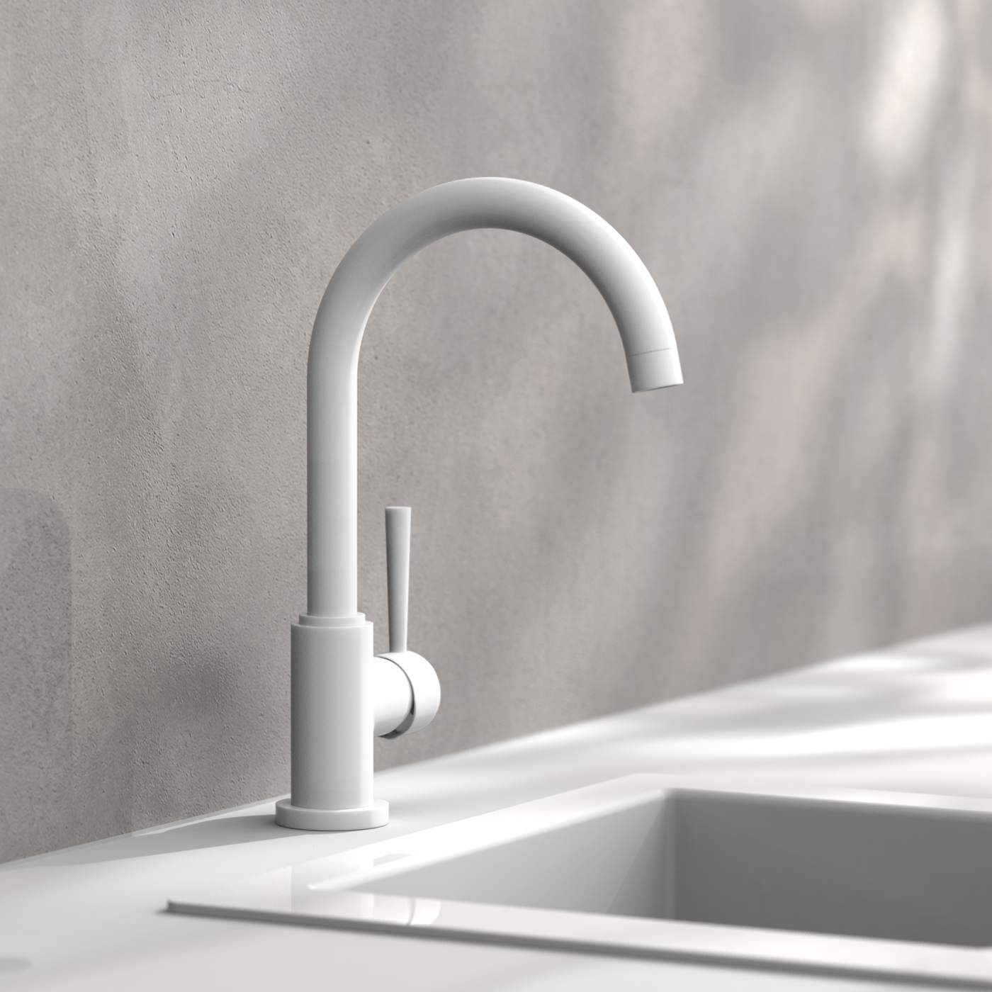 Robinet cuisine Schütte CORNWALL blanc