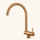 Robinet rabattable Luisina inox PVD cuivre ACHILLE