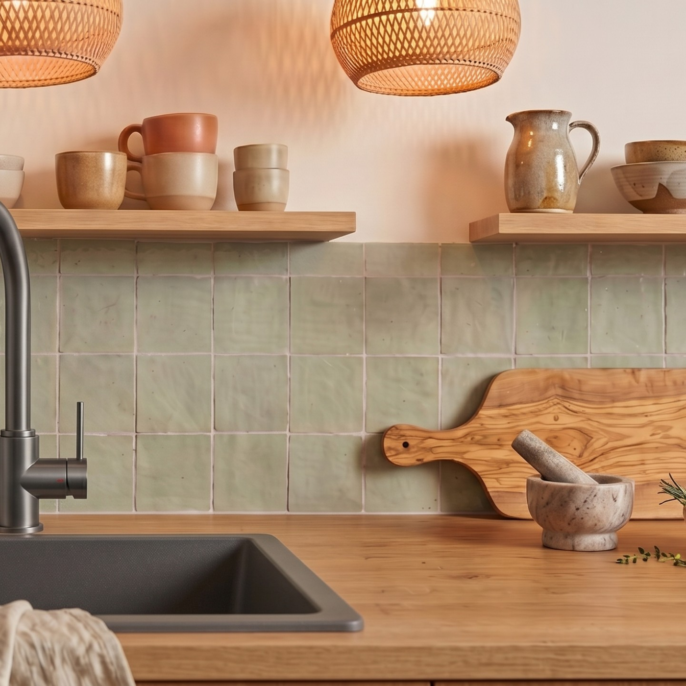 Robinet cuisine Luisina bec pivotant gris graphite RAPHAEL