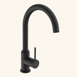 Robinet cuisine Luisina bec pivotant noir mat RAPHAEL